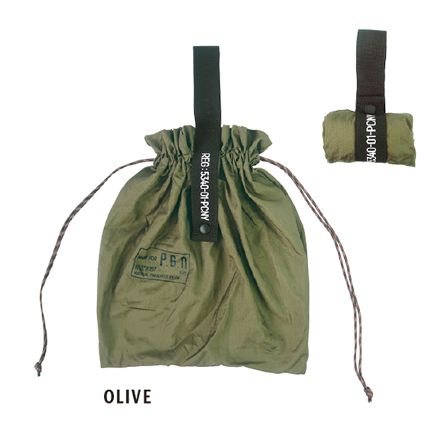 【POST GENERAL】 PACKABLE PARACHUTE NYLON BAG エコバッグ