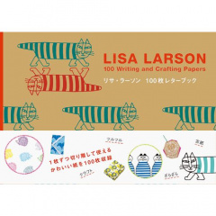 趣味の本｜リサ・ラーソン100枚レターブック 【日本製】(マルチカラー)
