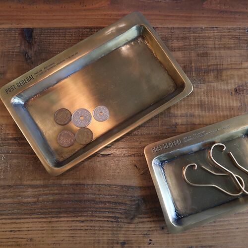 【POST GENERAL】 GOOD VIBE TRAY RECT L スチールトレー