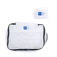 【POST GENERAL】 PACKABLE PARACHUTE NYLON PACKING BAG L トラベルバッグ(WHITE)