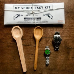 【URBAN OLE ECOPARK】 MY SPOON EASY WHITTLING DIY KIT 簡単スプーンキット ヒノキ(ホワイト)