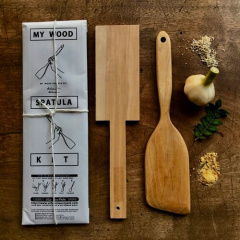 【URBAN OLE ECOPARK】 MY SPATULA WHITTLING DIY KIT マイスパチュラキット（木ベラ） ホワイトウォルナット