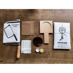 【URBAN OLE ECOPARK】 MY HAND MIRROR WHITTLING KIT ハンドミラーキット さくら(ホワイト)