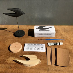 【URBAN OLE ECOPARK】 MY SWALLOW ARTWORK KIT つばめのアートワークキット S 杉(ホワイト)