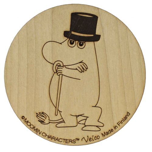 コースター｜【MOOMIN Veico】 ホワイトバーチ 【フィンランド製】