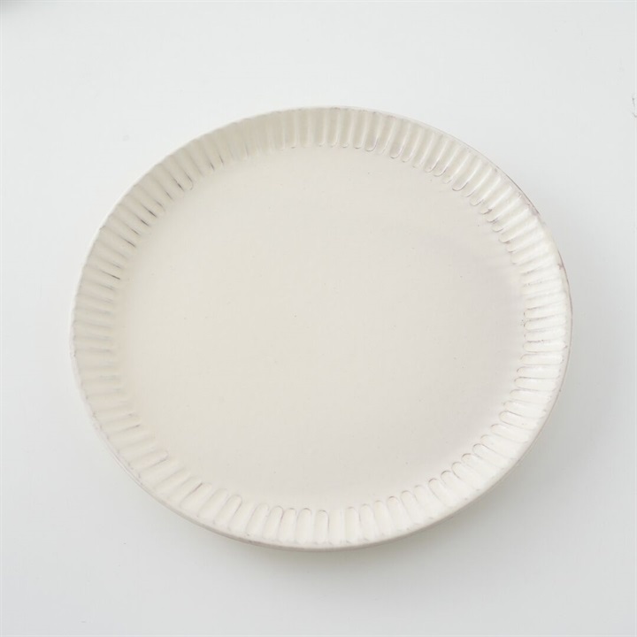 プレート｜25cmプレート 鎬 CONTENTS 信楽焼 【日本製】