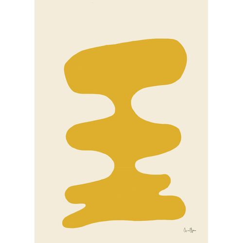 ポスター｜Soft Yellow 30×40cm 【Paper Collective】 【デンマーク製】 