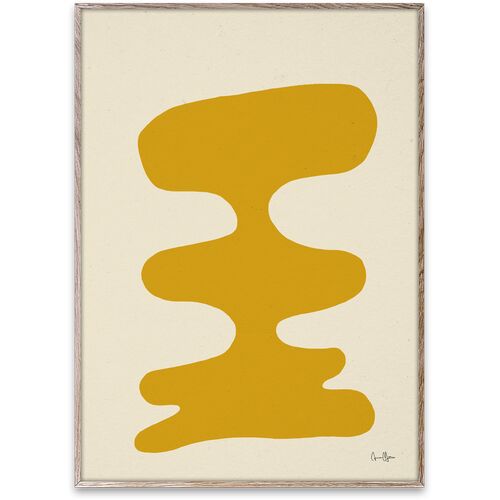 ポスター｜Soft Yellow 50×70cm 【Paper Collective】 【デンマーク製】 