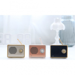 充電式レトロスピーカー｜【Opt！】 RETRO BLUETOOTH SPEAKER(OPTE-05 WH)