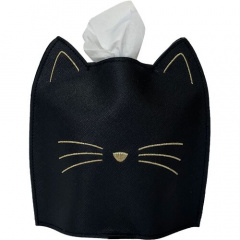 ティッシュケース Cat Tissue Case mini(BK)