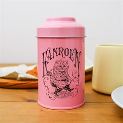 【甘露園】 マルコ ネコ 缶 アールグレイ 紅茶(ピンク)