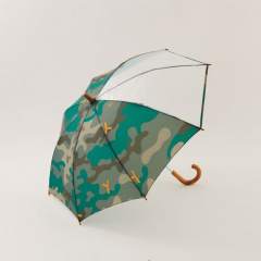 キッズ長傘｜【392 plus m】 Umbrella Kids camouflage(10 GREEN)