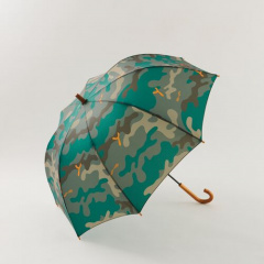 長傘｜【392 plus m】 Umbrella Long camouflage(10 GREEN)