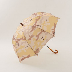 長傘｜【392 plus m】 Umbrella Long camouflage(15 BEIGE)