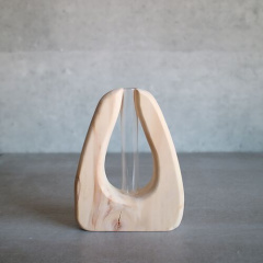 welms. フラワーベース Wooden Vase (C)(F04-0136)