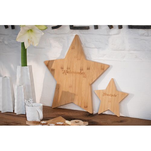 【rader】 Star bamboo cutting board(0136-603)