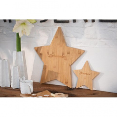 【rader】 Star bamboo cutting board