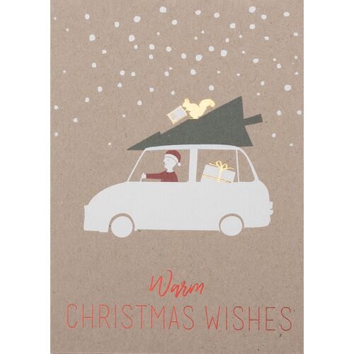 【rader】 Winter card Warm christmas wishes