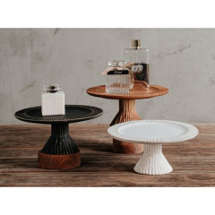 Co-Labo ケーキスタンド Cake stand rim(white/BX-0103)