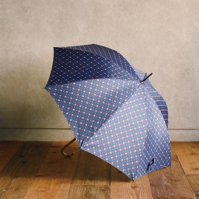 【ALCEDO】 レトロフラワー 晴雨兼用長傘