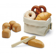 木のおもちゃ｜【PLAN TOYS】 BREAD SET パンセット(3628)