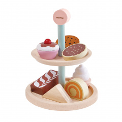 木のおもちゃ｜【PLAN TOYS】 BAKERY STAND SET ベーカリースタンドセット