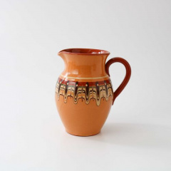 ピッチャー｜【Troyan Pottery】 Tradtional Series 1L No.198 【ブルガリア製】(イエロー)