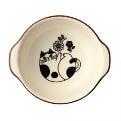 グラタン皿 fika ココット オーブンウェア 萬古焼(アイボリー)