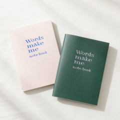 ノート｜Words make me note book 【日本製】(deep green)