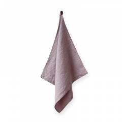 【Lino e Lina】 キッチンクロス リトアニアリネン マノン K350 ルビ(パープル)