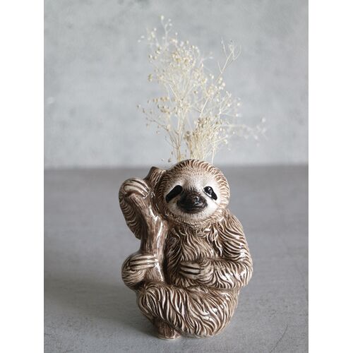 フラワーベース ANIMAL VASE B(Sloth)