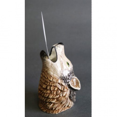 フラワーベース ANIMAL VASE D(Wolf)