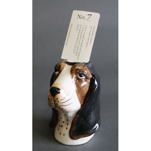 フラワーベース ANIMAL VASE D(Dog BK)