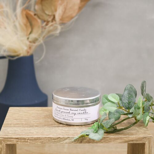 キャンドル｜【HEAVEN SCENT INCENSE】 TRAVEL TIN CANDLE オーツ＆ハニー