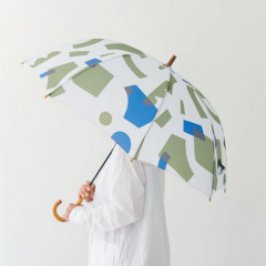 長傘｜【392 plus m】 雨傘 UMBRELLA LONG 60cm デイドリーム Q192(04 NAVY)