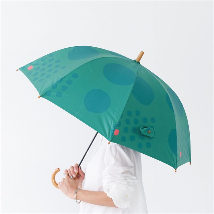 【392 plus m】長傘 晴雨兼用 PU 55cm マル Q270
