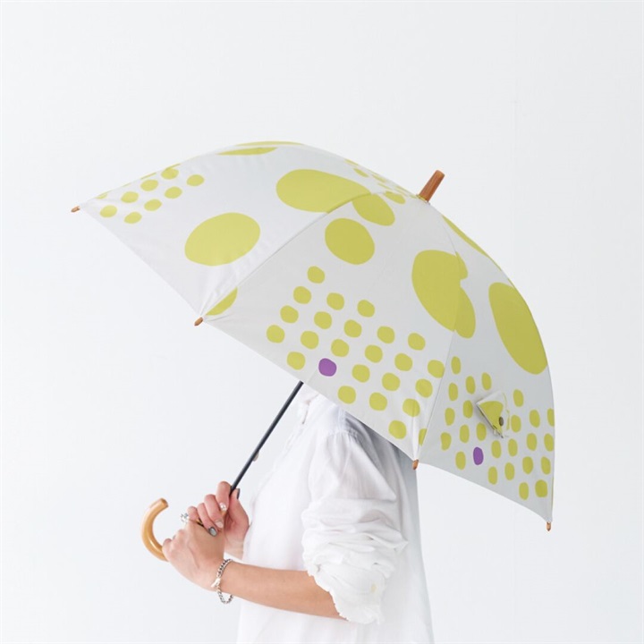 【392 plus m】長傘 晴雨兼用 PU 55cm マル Q270