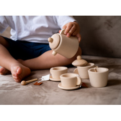 木のおもちゃ｜【PLANTOYS】 TEA SET ティーセット