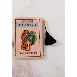 【artipur COTTAGE】 刺繍ポーチ EMBROIDERY SERIES (S)