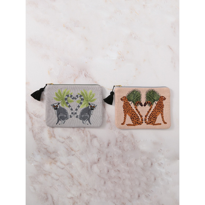 【artipur COTTAGE】 刺繍ポーチ EMBROIDERY SERIES (L)