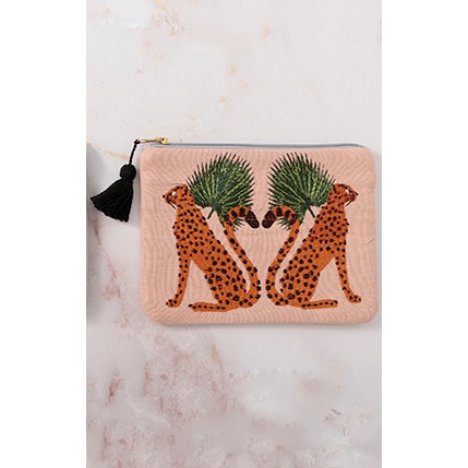 【artipur COTTAGE】 刺繍ポーチ EMBROIDERY SERIES (L)