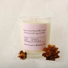 【HEAVEN SCENT INCENSE】 VOTIVE 9CL CANDLEBOX(PATCHOULI&CEDARWOOD)