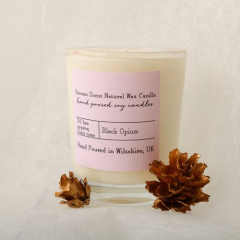 【HEAVEN SCENT INCENSE】 VOTIVE 9CL CANDLEBOX