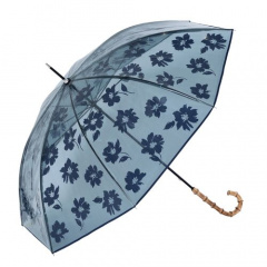 【because】 Clear Umbrella Flora(グレー)