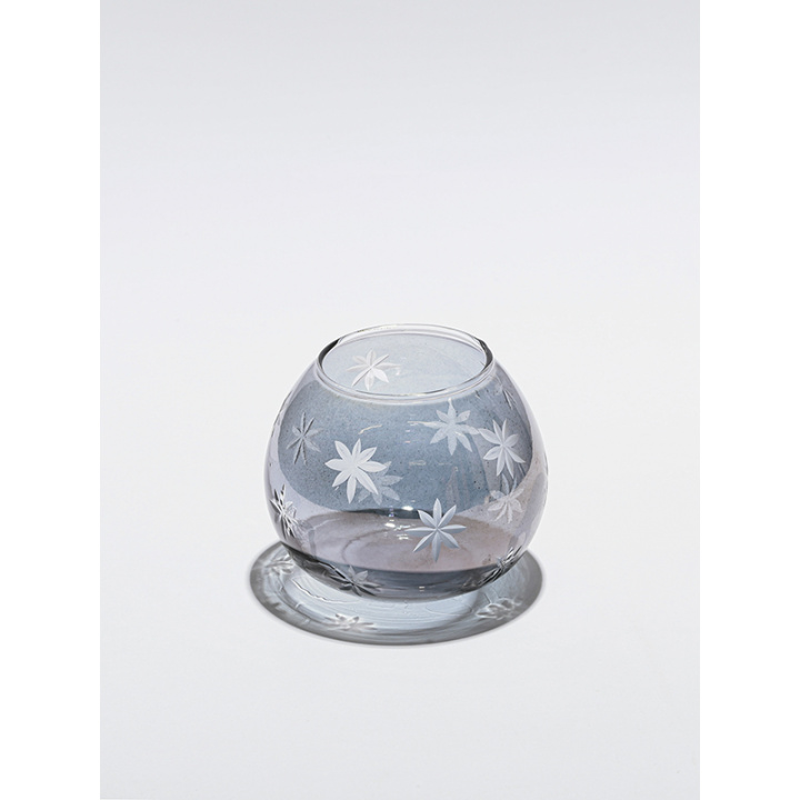 【artipur COTTAGE】 ガラスベース 星模様 球型 M15ー2288