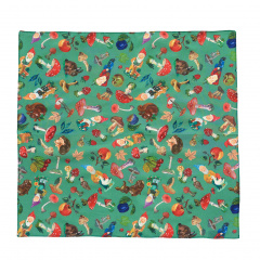 【Nathalie Lete】 ハンカチ(Mushroom/510044)