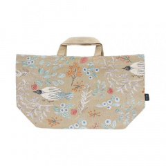 松尾ミユキ】 トートバッグ 舟形 Rabbit/Bird/Cat｜てんとてん