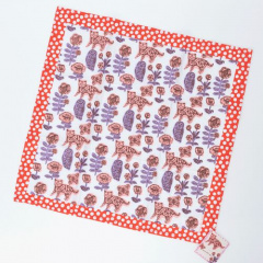 【Nathalie Lete】 マルチクロス FLOWER & CATS SCARF