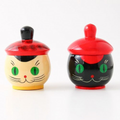 【SEMYON CAT】 アクセサリーケース(ブラック)
