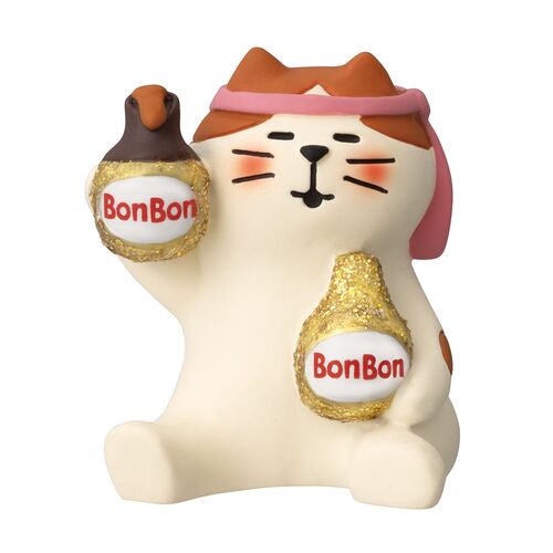 オブジェ concombre ウイスキ－ボンボン猫
